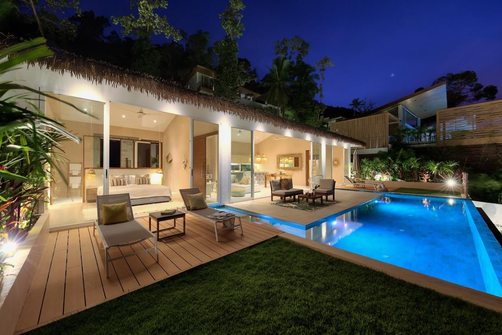 Tropical Seaview Villa With Pool Koh Samui Dış mekan fotoğraf