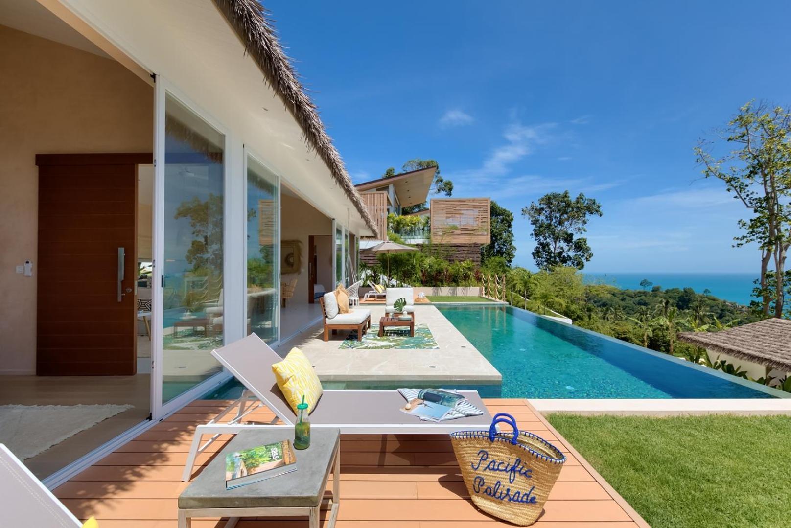 Tropical Seaview Villa With Pool Koh Samui Dış mekan fotoğraf