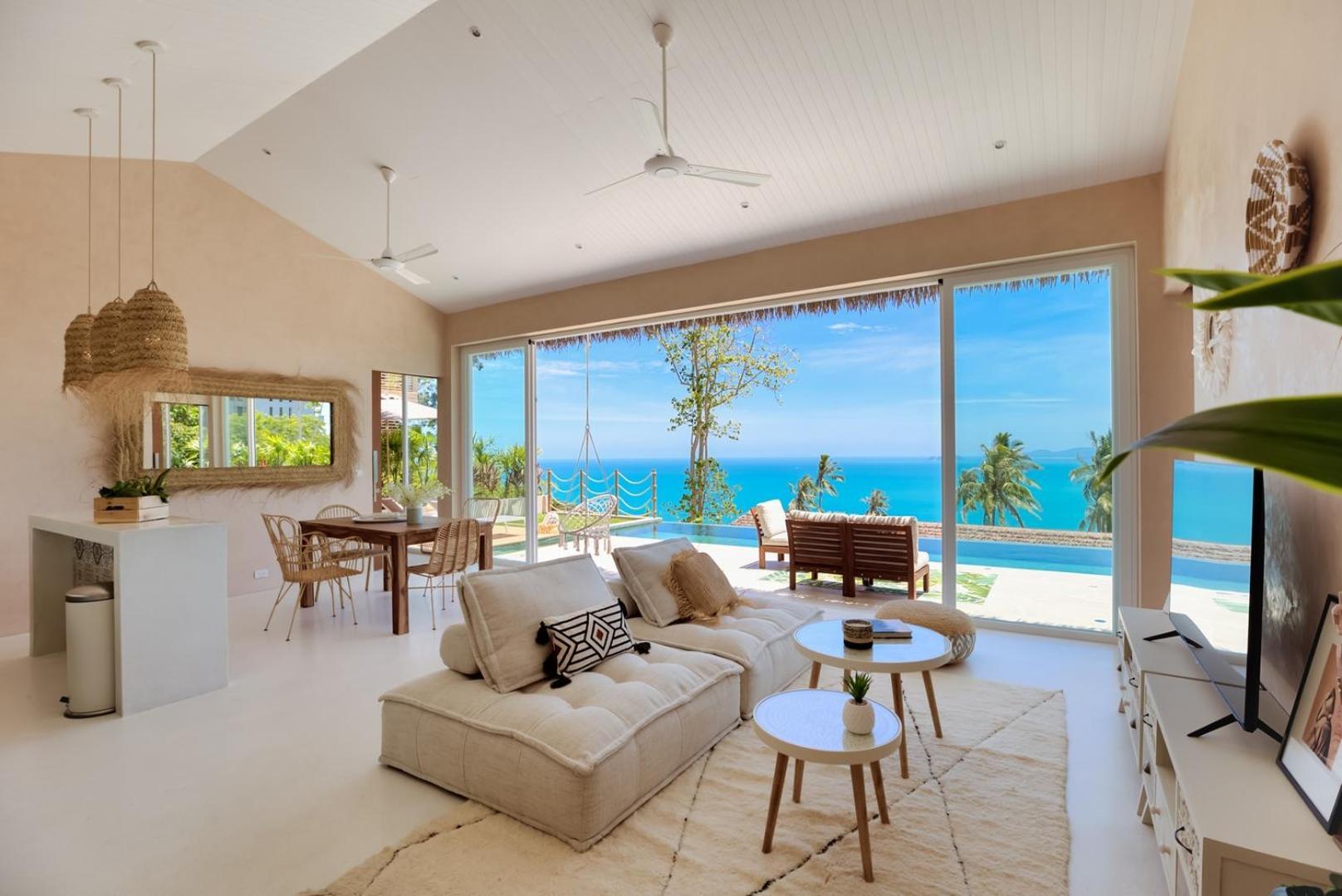 Tropical Seaview Villa With Pool Koh Samui Dış mekan fotoğraf